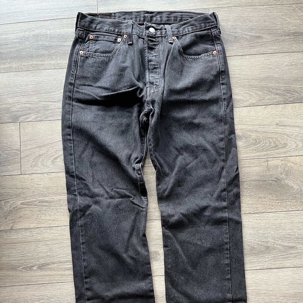 Men's Black Jeans Levi’s Pop 501